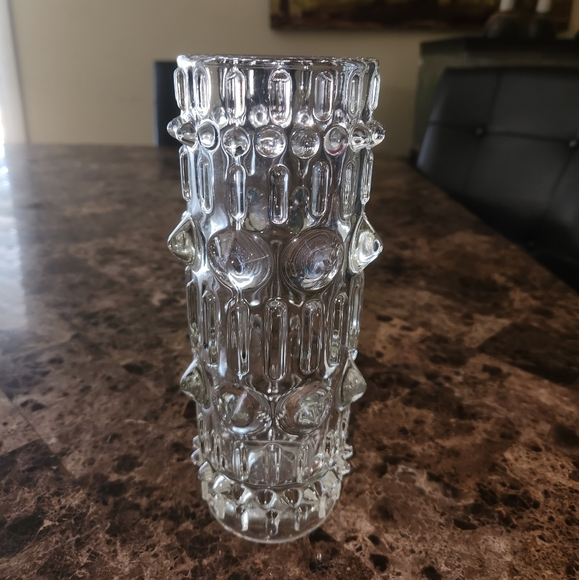 Vintage 1970s Sklo Union Glass Vase